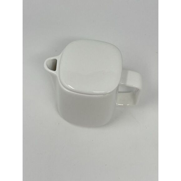 Alessi for Delta Airlines First Class Creamer with Lid Mini Teapot White - Picture 3 of 7